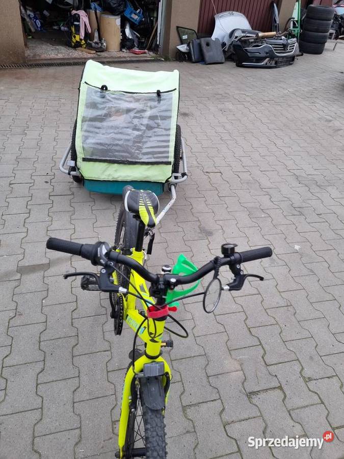 Przyczepa przyczepka rowerowa dwojga dzieci Skawina sprzedam