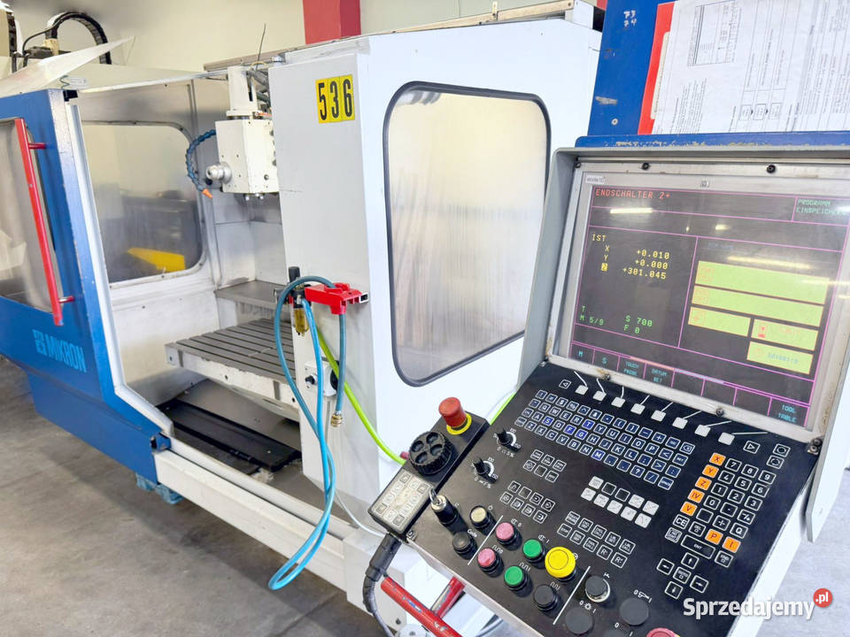 Frezarka CNC MIKRON UME 600 FILM z Niemiec