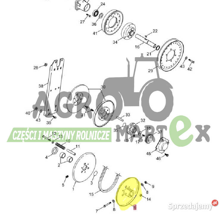 87522943 1541553C2 1541553C1 KOŁO PASOWE fi285 Wichrów