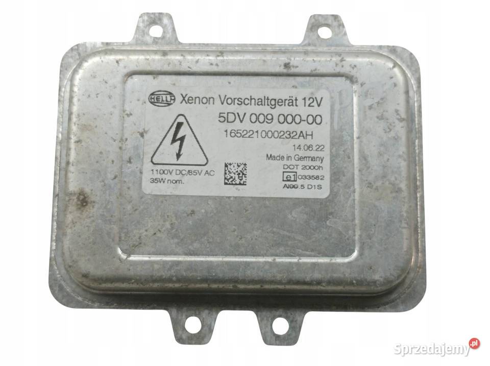 PRZETWORNICA XENON LAMPY PRZÓD 5DV00900000 Skoda świętokrzyskie