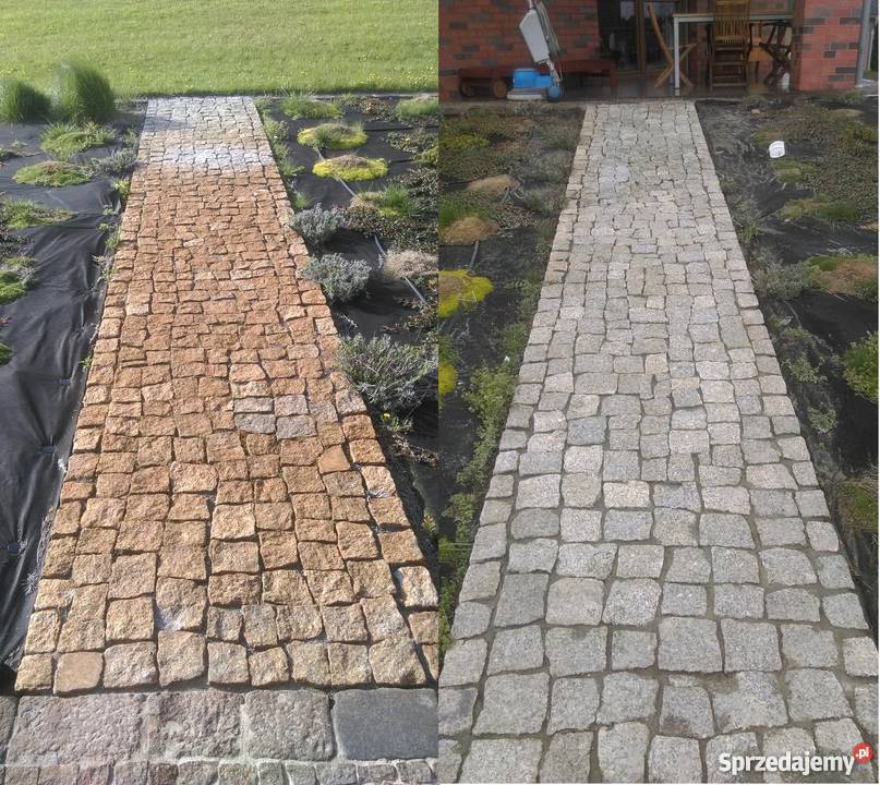 Czyszczenie kostki brukowej mechaniczne Krapkowice