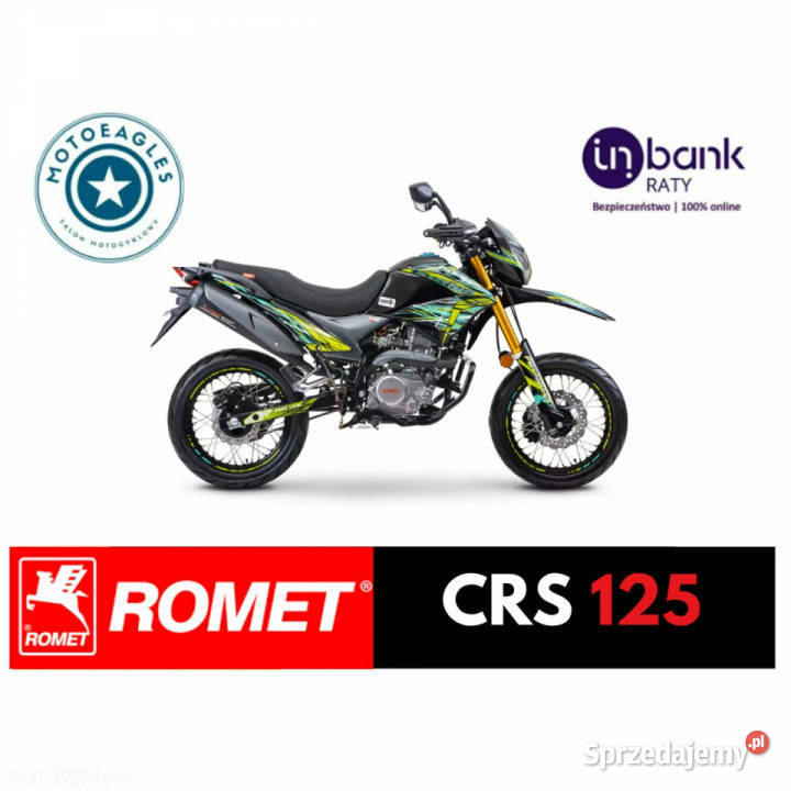 Romet inny ROMET CRS 125 motocykl Kup na raty z wielkopolskie Bicz