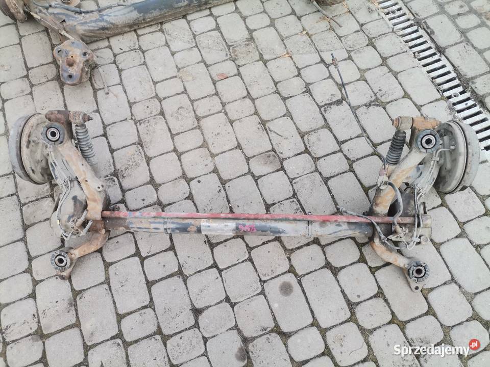 PEUGEOT 206 HB 5D BELKA OŚ ZAWIESZENIA TYŁ BĘBNY Rok produkcji 2002 Nowy Sącz