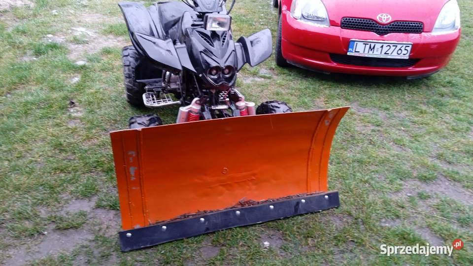 Pług z quadem Bashan 200 ciecz lubelskie Parypse