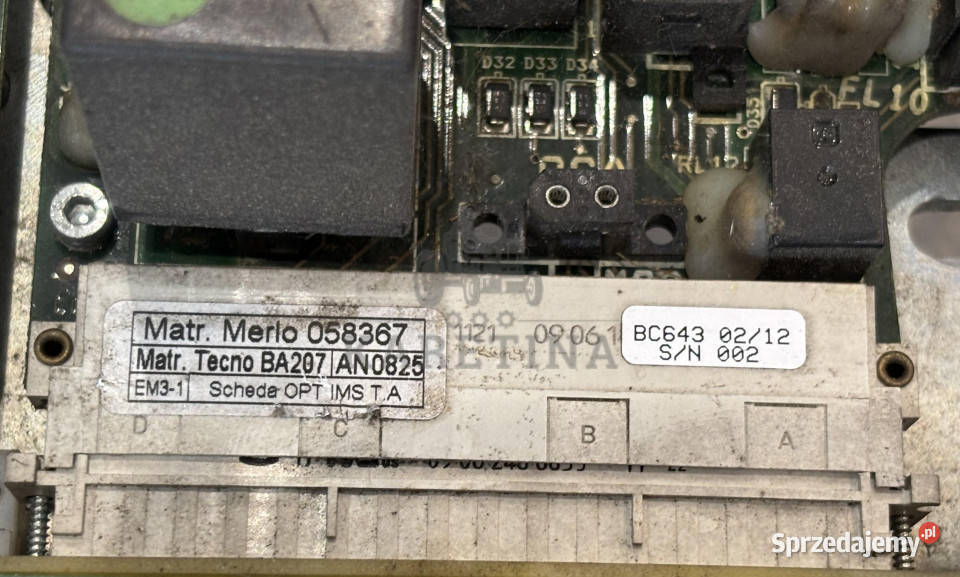 Merlo 058367 Kontroler Płyta Elektroniczna ECU wielkopolskie Jastrzębniki