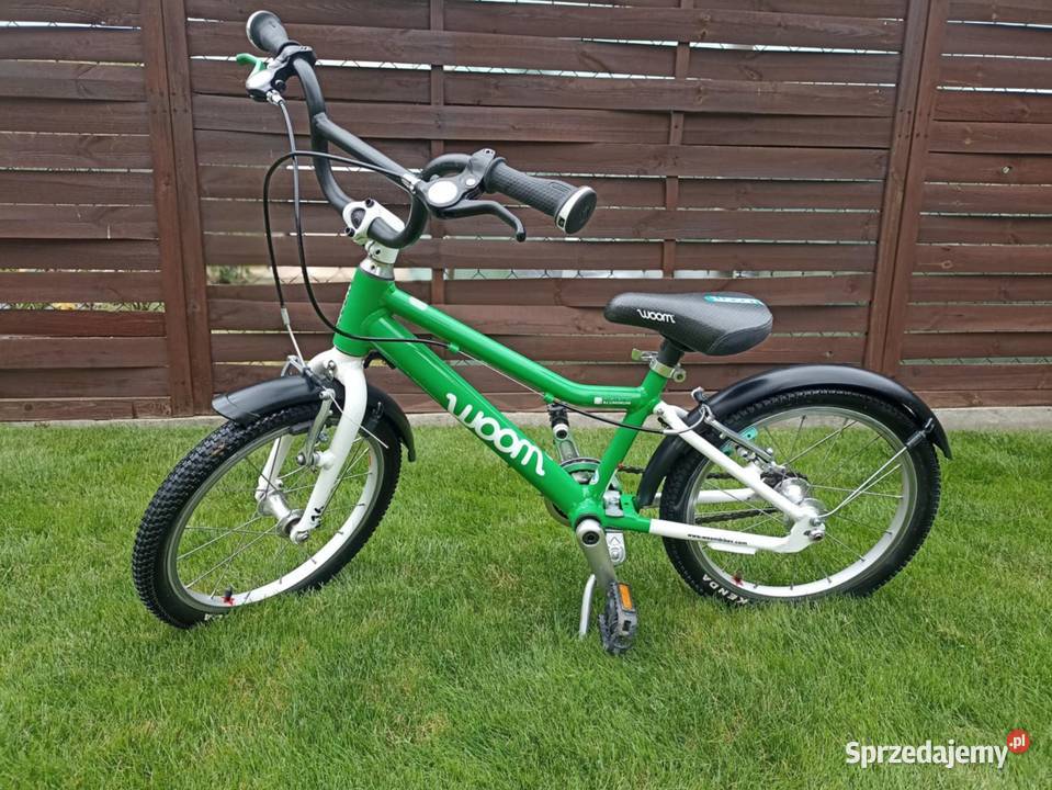 Rower rowerek dziecięcy Woom 3 zielony koła R16 Łuków