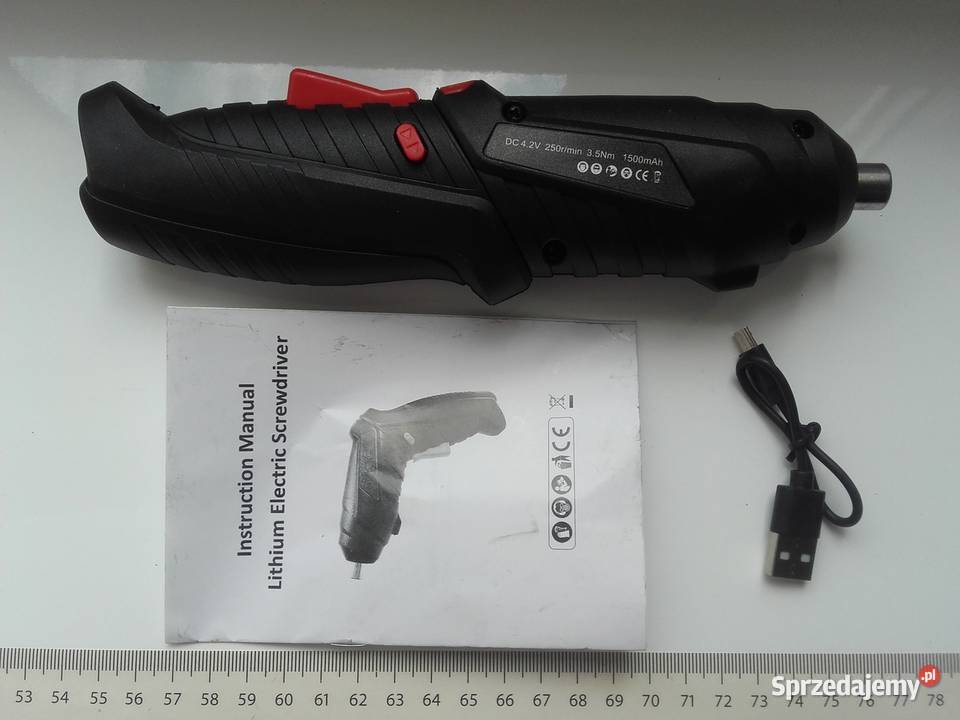 Wkrętak akumulatorowy 42V ZHCY w walizce z Bydgoszcz