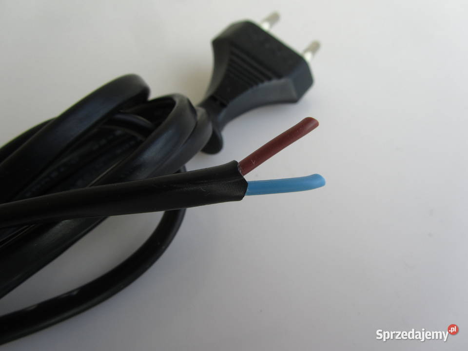 Kabel zasilający dwużyłowy czarny 075mm2 165 m Olecko