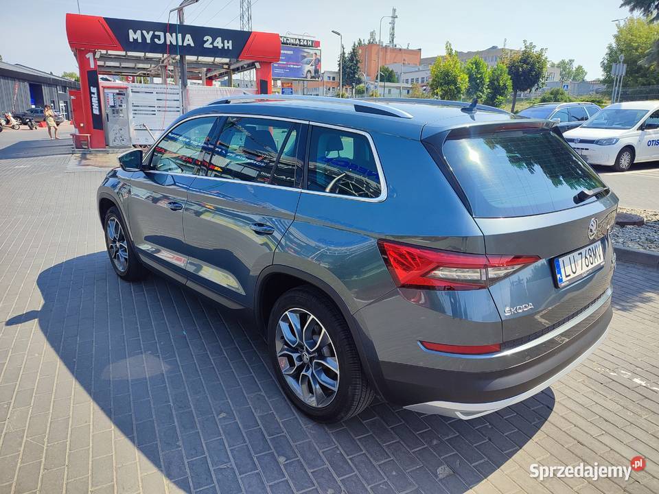 Szkoda Kodiaq SCOUT 20tdi 190 44 2018 salon lubelskie Lublin sprzedam