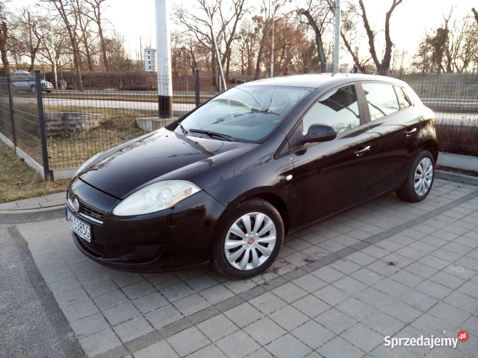Fiat Bravo 2009 16 diesel stan klimatyzacja czarny Wrocław