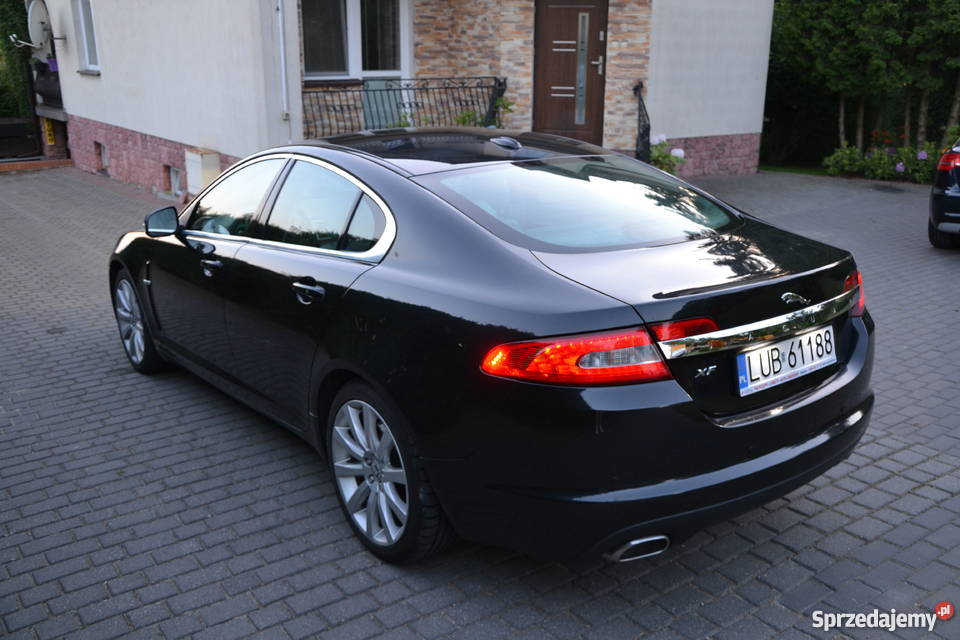 Jaguar XF bogata wersja piękne jasne skóry immobilizer