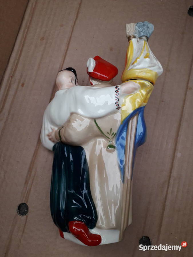 Kozaki pijaki figurka ceramiczna karafka mazowieckie Warszawa