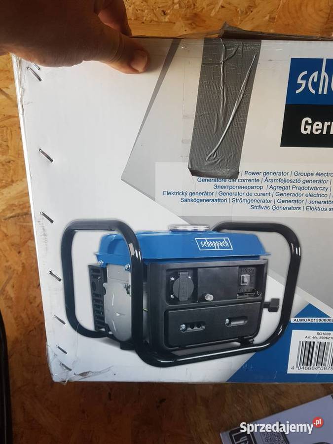 agregat prądotwórczy 700W 230V Scheppach SG1000 Pozostałe wielkopolskie