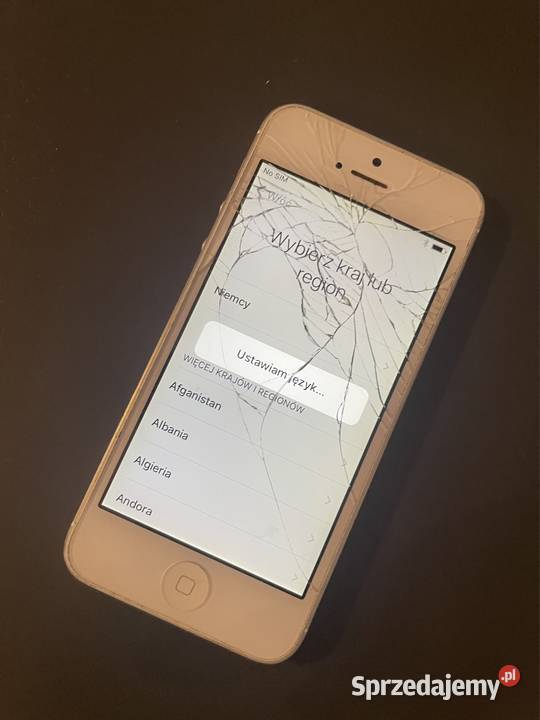 iPhone 5 A1429 64GB uszkodzony na części lubuskie Nowa Sól