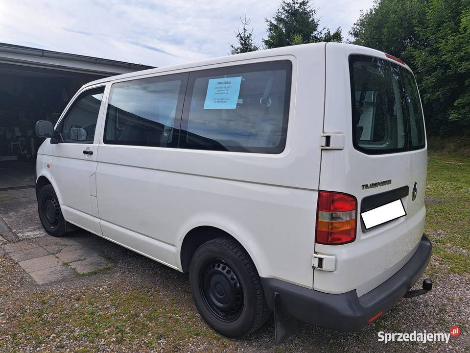 Volkswagen Transporter T5 19 TDI 84 9osobowy 1 radio Motoryzacja Świdwin