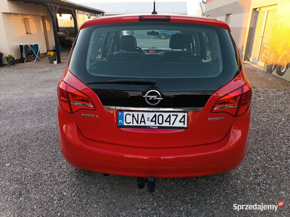 Opel Meriva z 2016 roku 16 CDTI 110 koni kurtyny powietrzne kujawsko-pomorskie Nakło nad Notecią