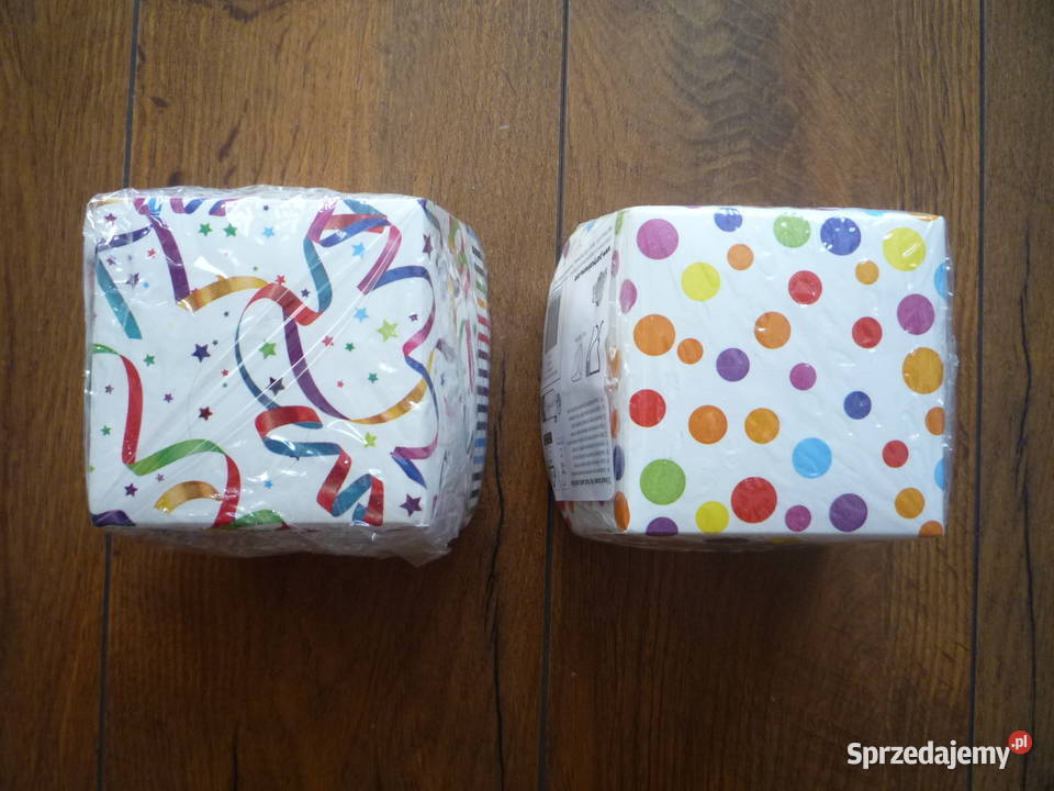 2 opakowania x 5 Pudełka papierowe na chipsy Szczecin