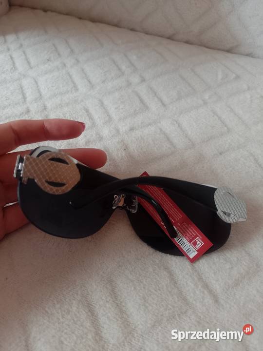 Czarno Srebrne bogato zdobione okulary Okulary Kraków