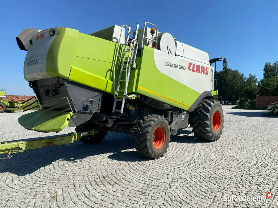 kombajny Claas kombajn CLAAS LEXION 560 heder opolskie Głogówek