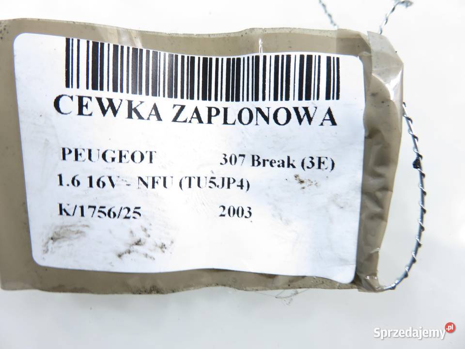 CEWKA PEUGEOT 307 16 16V sprzedam