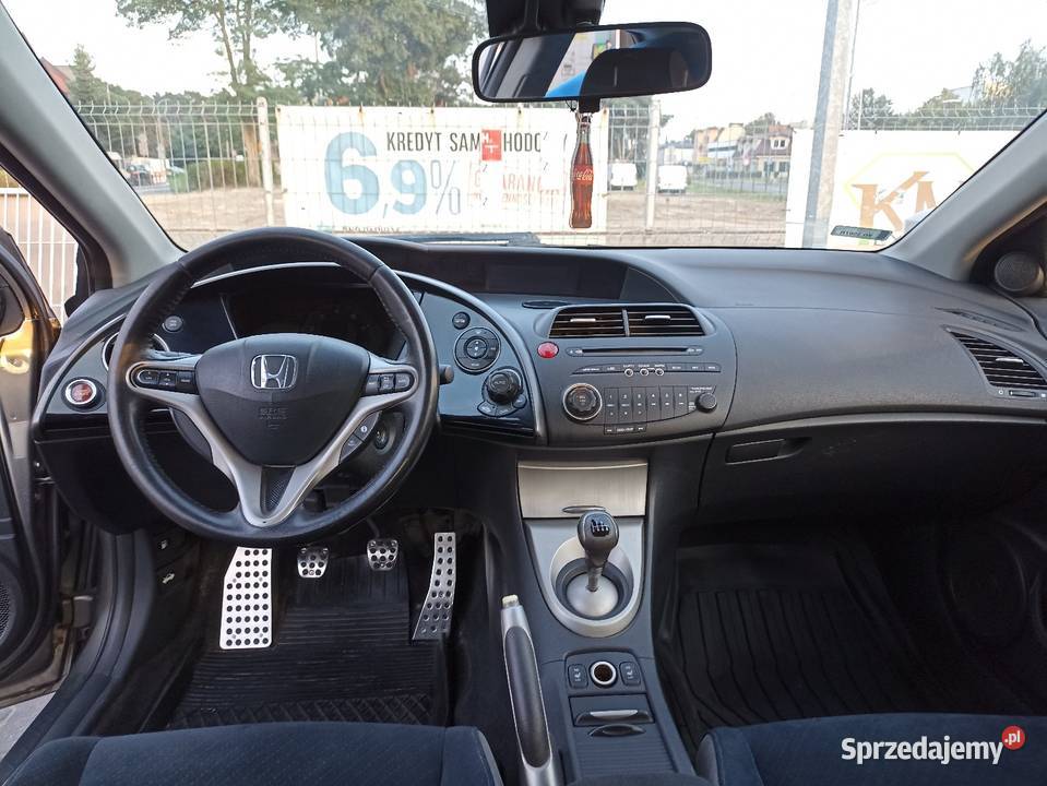 Honda Civic Ufo Executive 2008 welurowa tapicerka Warszawa