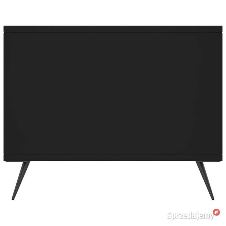 Stolik kawowy czarny 90x50x40 materiał Warszawa