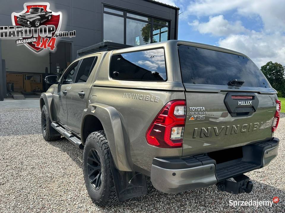 Zabudowa Hilux oryginalny HARDTOP Toyoty Szyby Pasłęk