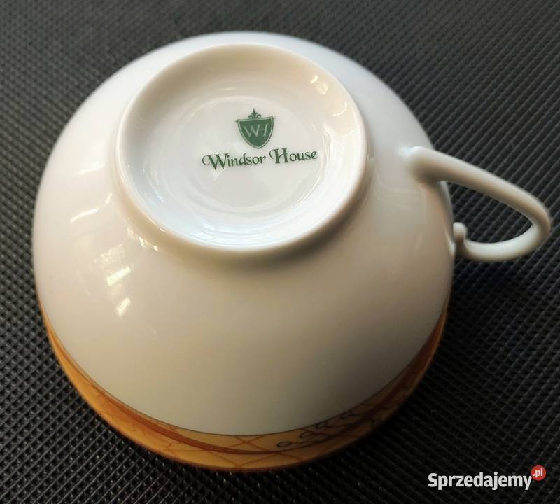 Porcelana angielska filiżankaspodek Windsor Pruszków