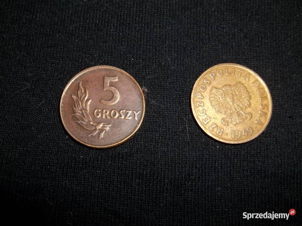 Moneta 5 groszy 1949 1958 1968 1970 1971 Łódź sprzedam
