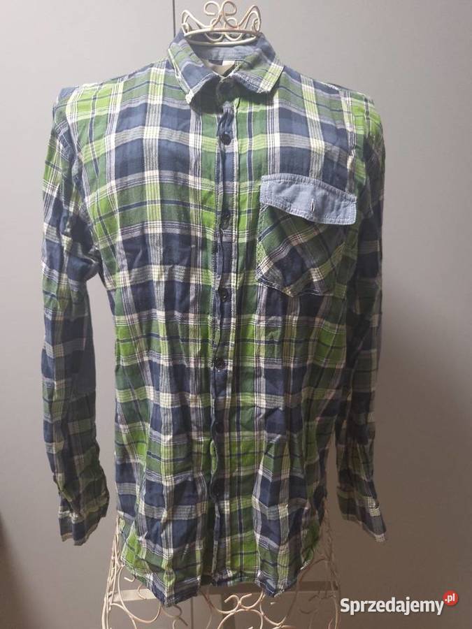 Męska koszula w kratkę stan idealny S mazowieckie Warszawa sprzedam