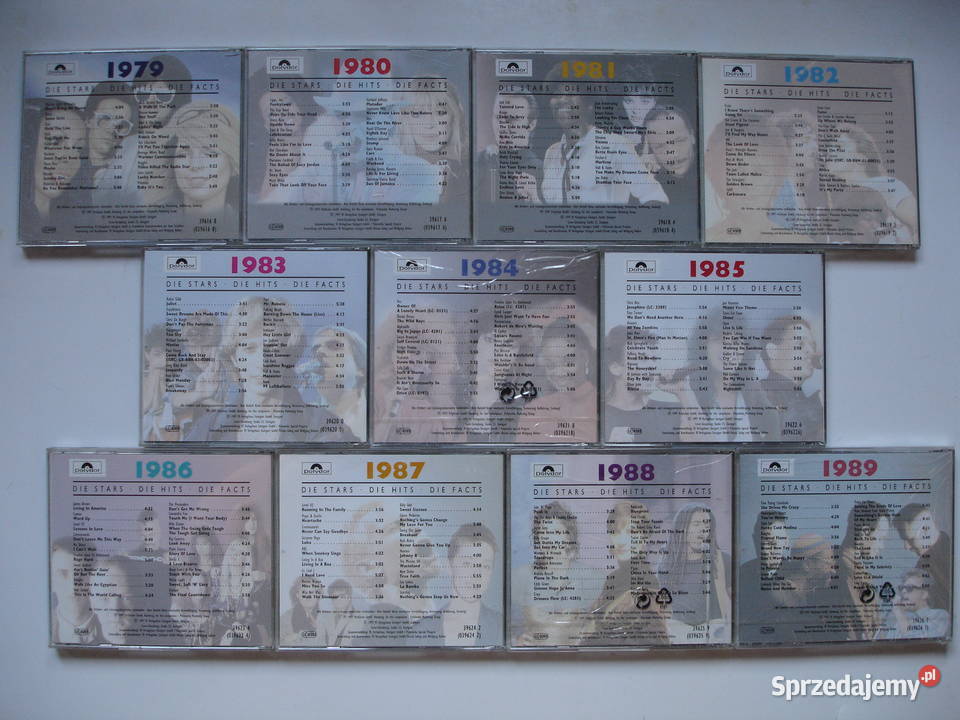 ZESTAW płyt dziesięciolecia 19791989 płyty CD Płyty i kasety Muzyka Zielona Góra