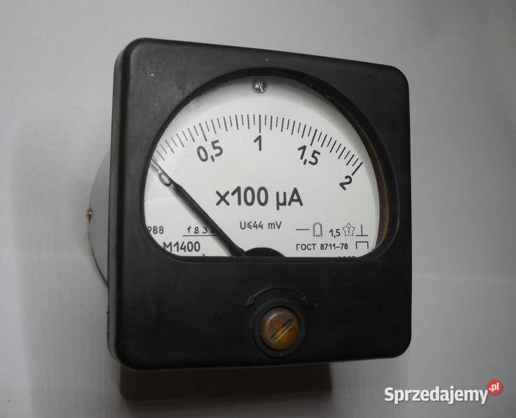 Miernik mikroamperomierz 200uA M1400 pomorskie Gdańsk sprzedam
