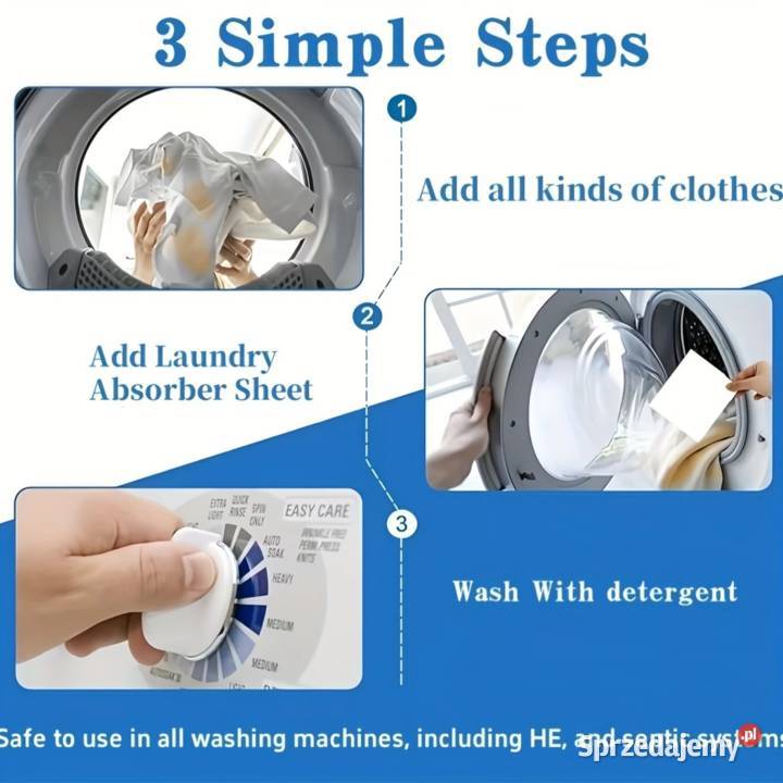 Chusteczki Do Prania Wyłapujące Kolor 50 Ochrona Płock