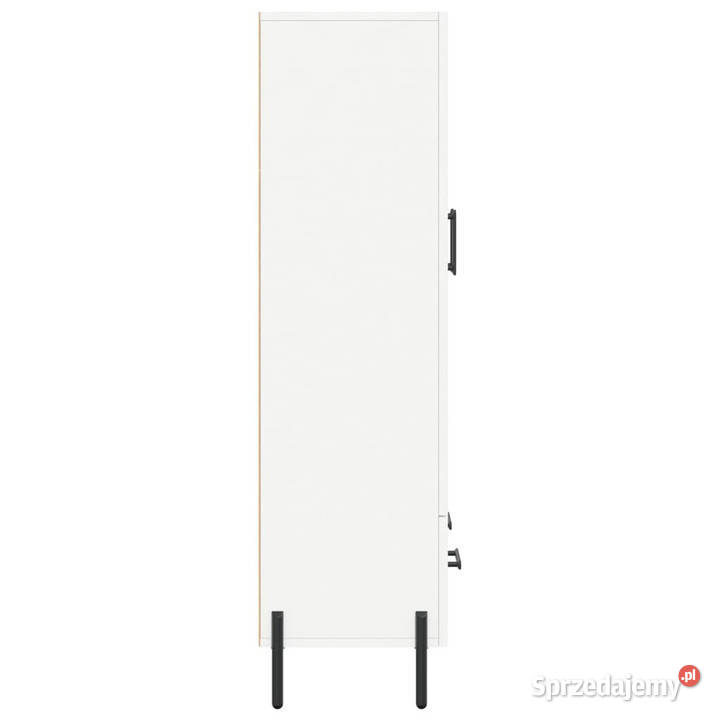 Wysoka szafka biała 695x31x115 materiał Warszawa sprzedam