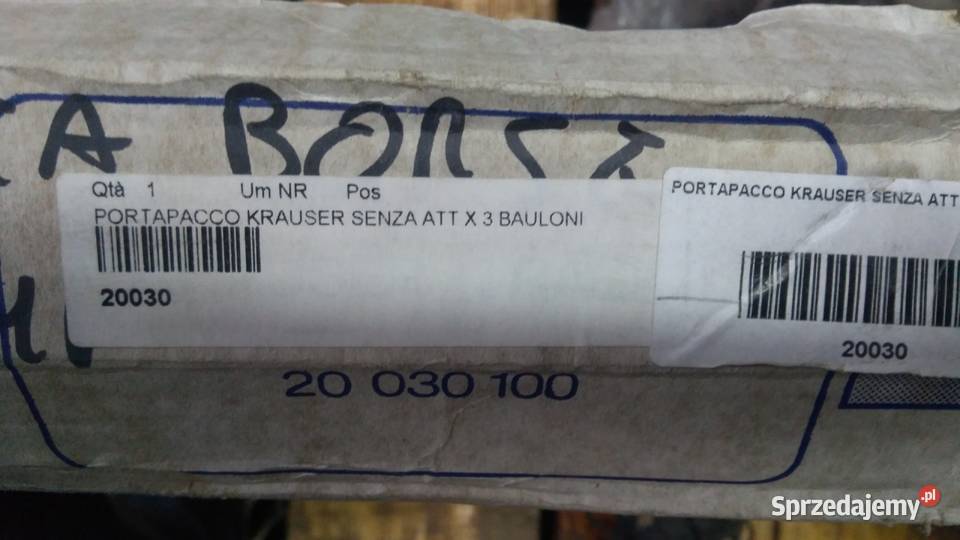 KRAUSER UNIWERSALNY BAGAŻNK NA 3 KUFRY BMW HONDA podlaskie Bielsk Podlaski