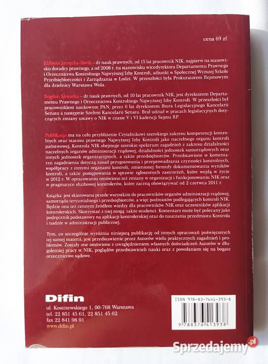 Najwyższa Izba Kontroli komentarz do ustawy o Książki i Podręczniki Hajnówka