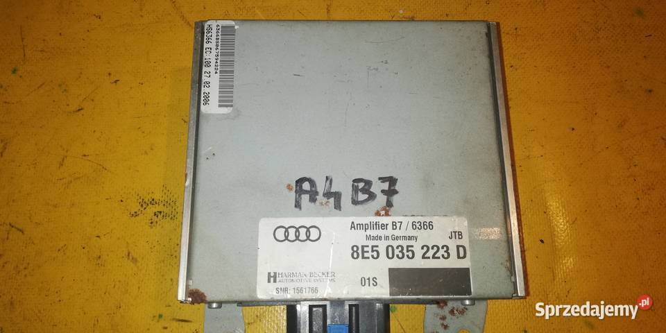 wzmacniacz amplituner 8E5035223D Audi A4B7 Piotrków Trybunalski