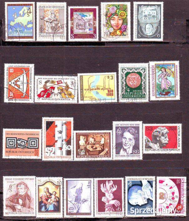 Zn Austria Mi 1574 20 2 91 3 5 7 8 kas 1978