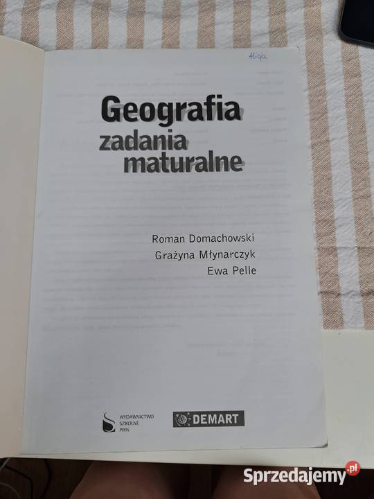 Geografia zadania maturalne PWN 2007 z płytą CD kompendium, repetytorium, opracowanie Trąbki Wielkie sprzedam