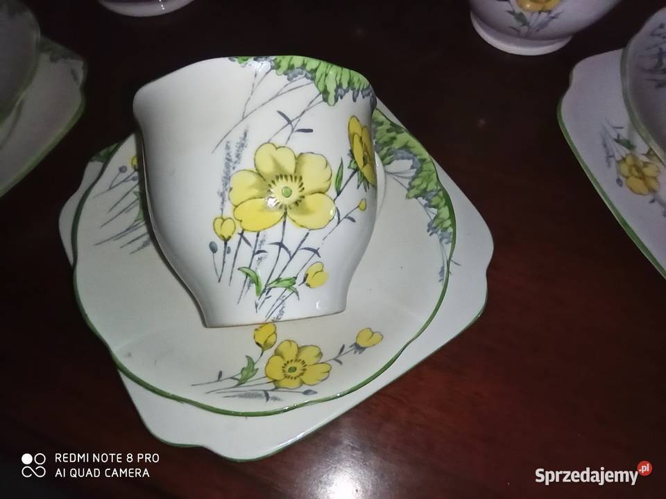 Serwis do herbaty Royal Standard i Buttercup Gdańsk sprzedam