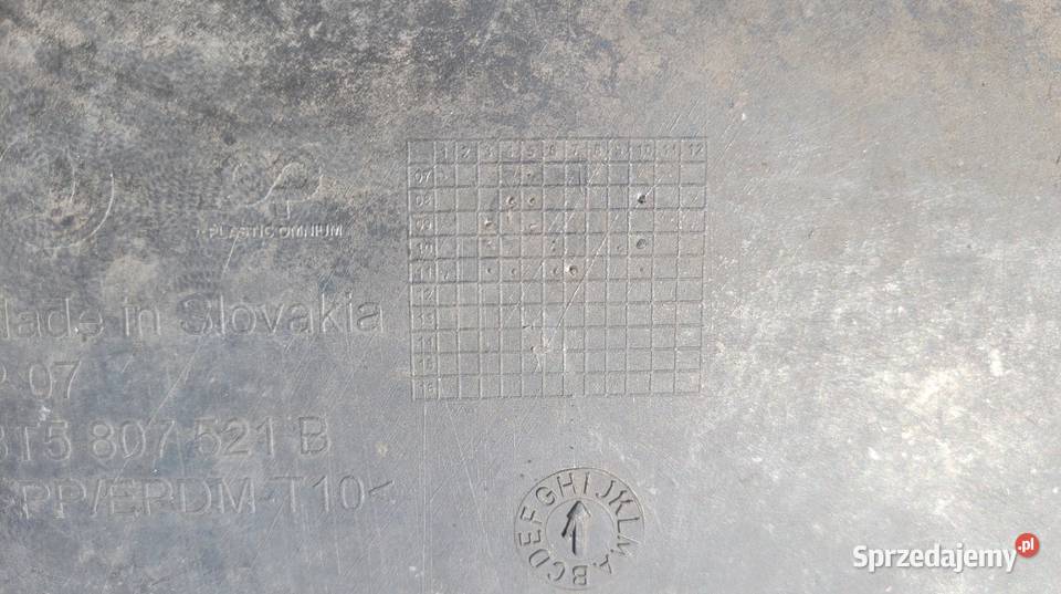 SKODA SUPERB II 3T5 SPOILER ZDERZAK TYŁ DOKŁADKA Pozostałe Pozostałe śląskie Ruda Śląska