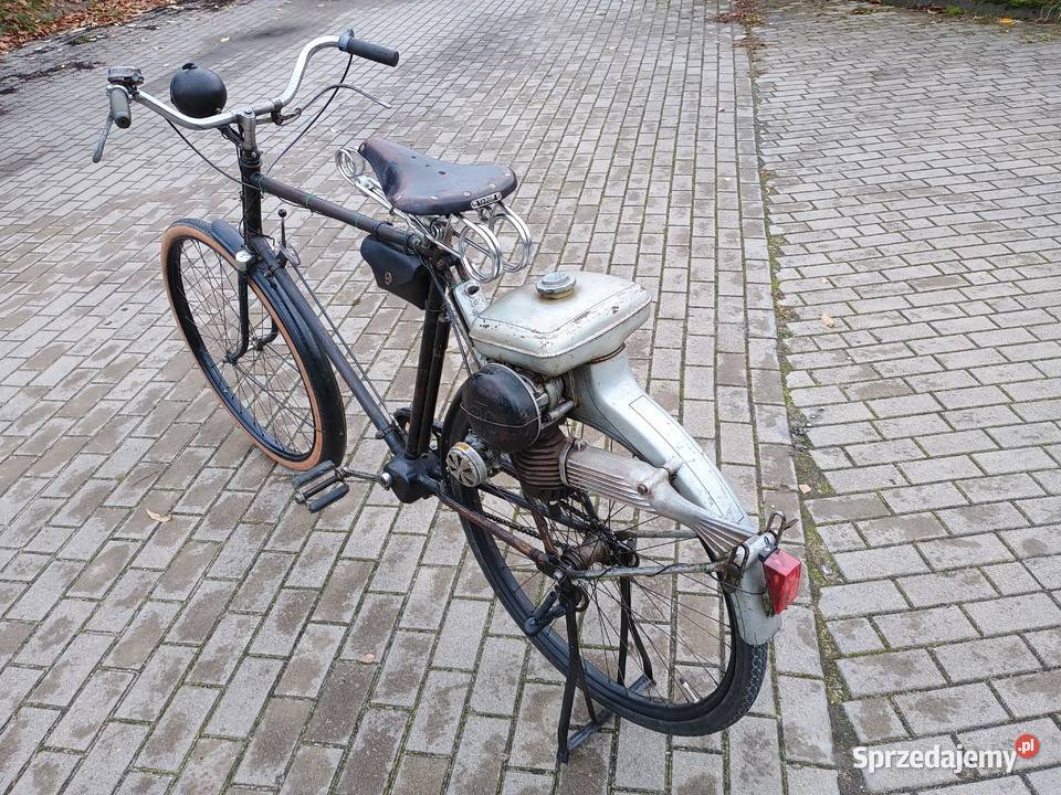 Rower Adler z silnikiem BFC zabytkowy Rarytas Kurzętnik sprzedam