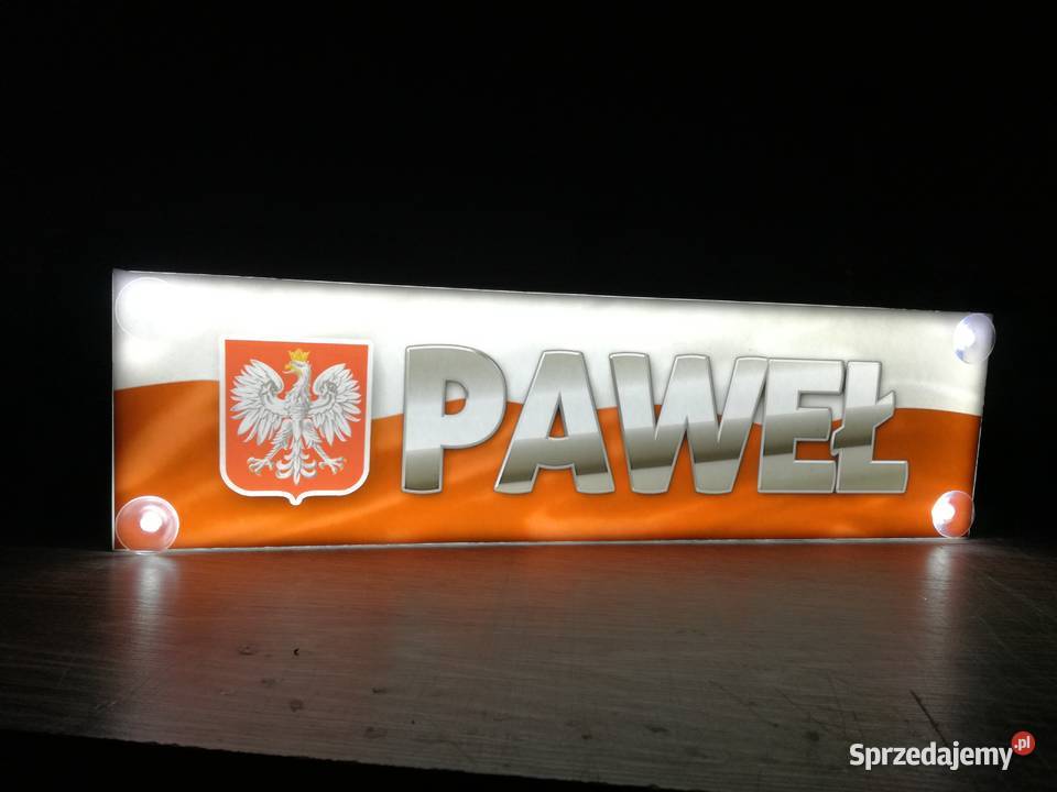 Tablice podświetlane Tir Bus imienne LEd Motoryzacja Siedlce