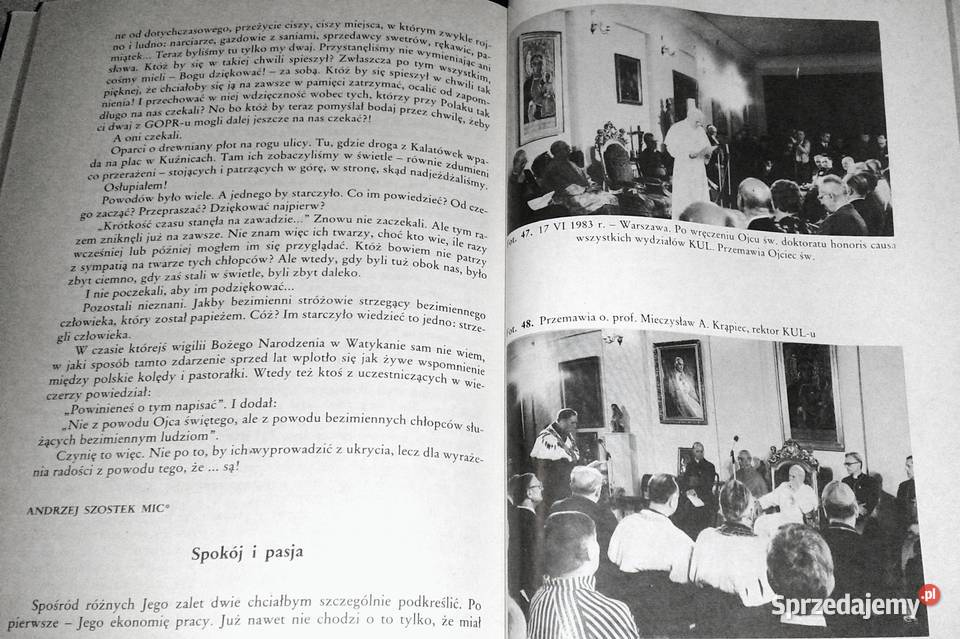 Obecność Karol Wojtyła w Katolickim Chełm sprzedam