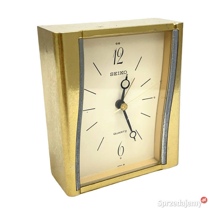 SEIKO Quartz zegar stołowy budzik Japonia lata mazowieckie Warszawa