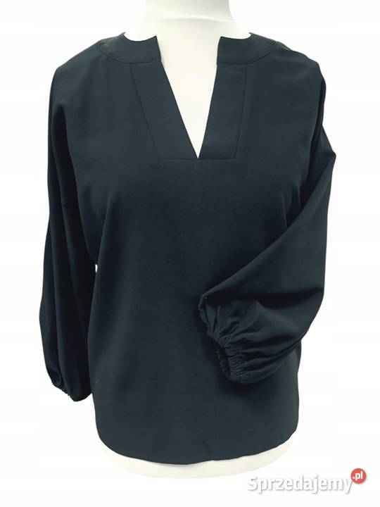 Bluzka elegancka damska biust 100 czarna Pątnów