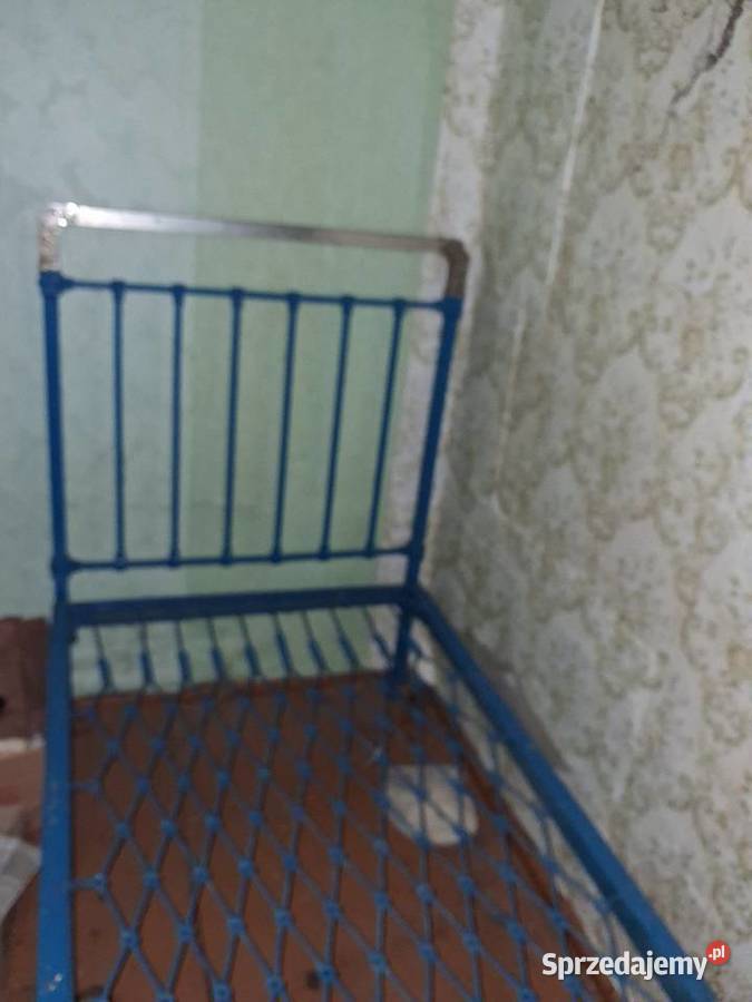 Stare zabytkowe łóżko metalowe Krupniki