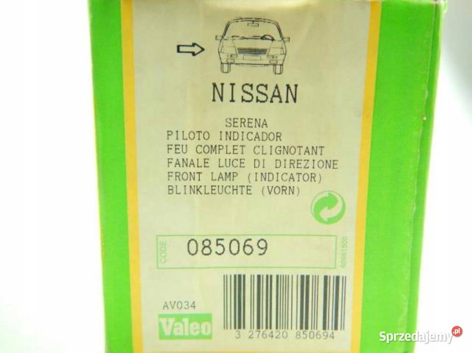 KIERUNKOWSKAZ PRAWY PRZÓD NISSAN SERENA 9201