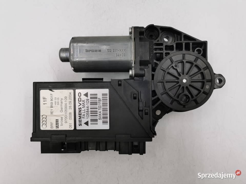 Silniczek Szyby Lewy Przód Przedni Audi A4 B7 Wyposażenie elektryczne sprzedam