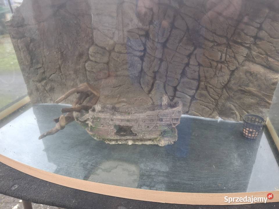 AKWARIUM PANORAMICZNE 112L Pokrywa Filtr Grzałka Korfantów